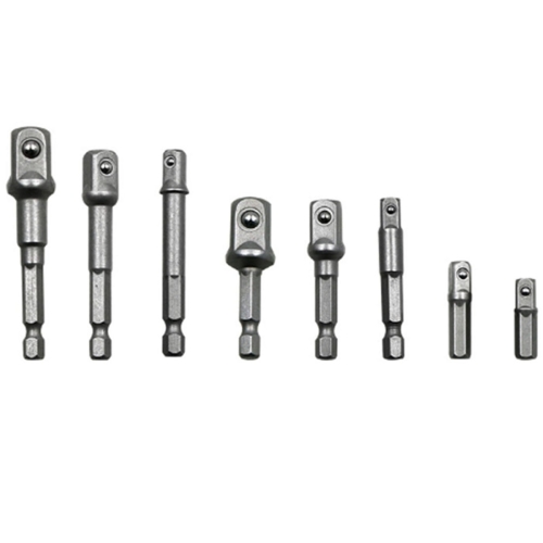 

8 PCS/Set Socket Bit Extension Bar Hex Shank Adapter Drill Nut Driver Power Drill Bit, 1/4(65/50/30/25mm), 3/8(65/50mm), 1/2(73/50mm)