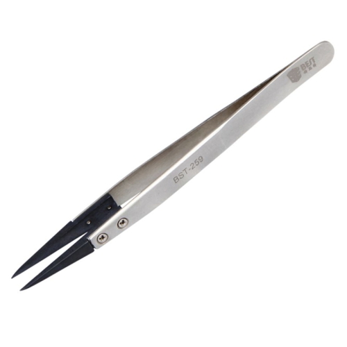 

BEST BST-259 Stainless Steel Snti Static Medical Tweezer