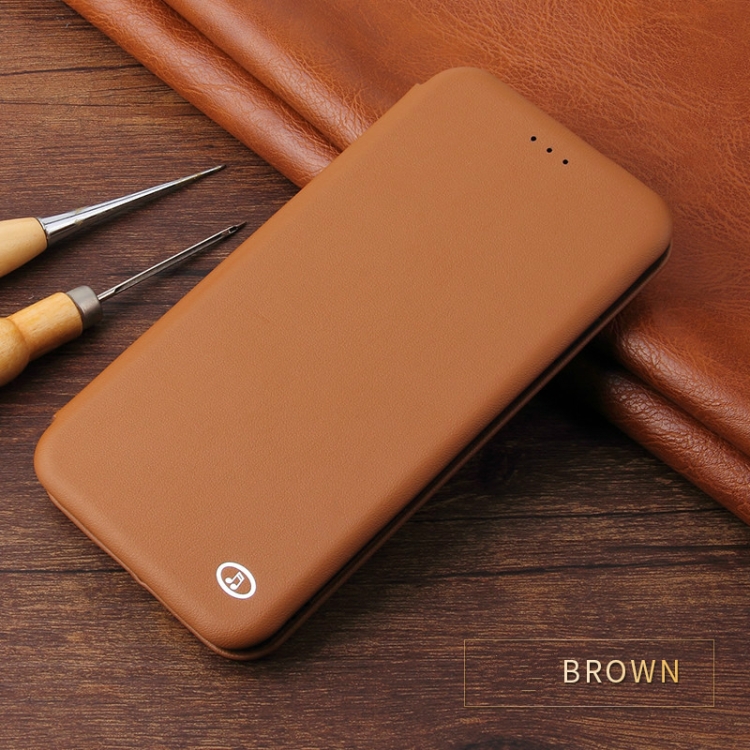 

Leather Protective Case For iPhone XR(Brown)
