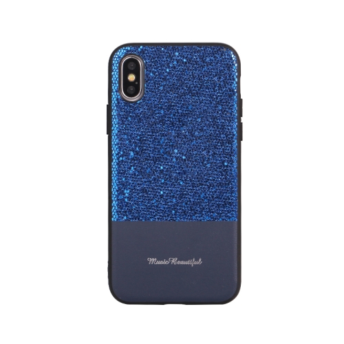 

Leather Protective Case For iPhone XS Max(Blue)