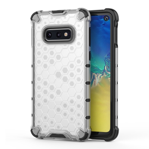 

Shockproof Honeycomb PC+TPU Protective Case for Galaxy S10e(White)