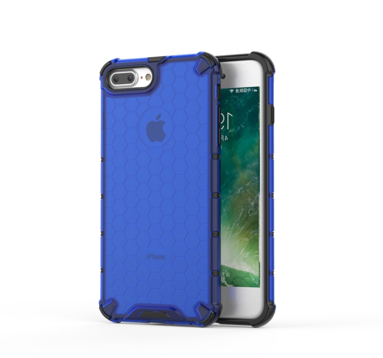 

Shockproof Honeycomb PC+TPU Protective Case for iPhone 8 & 7(Blue)
