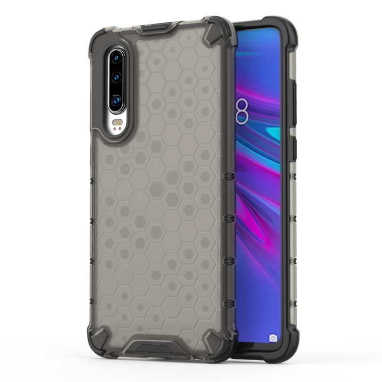 

Shockproof Honeycomb PC + TPU Protective Case For Huawei P30 Pro(Black)