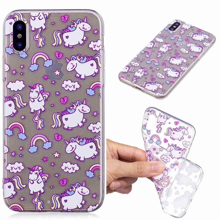 

Painted TPU Protective Case For Huawei P30(Bobi Horse Pattern)