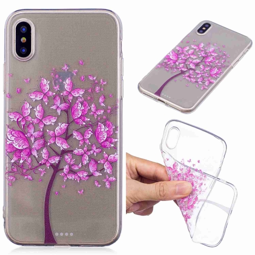 

Painted TPU Protective Case For Galaxy S10(Butterfly Tree Pattern)