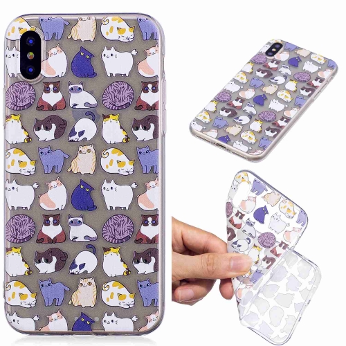 

Painted TPU Protective Case For Galaxy S10(Mini Cat Pattern)