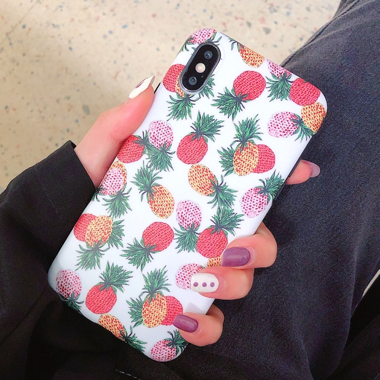 

Fashion TPU Protective Case For iPhone 8 Plus & 7 Plus(Color Pineapple Pattern)
