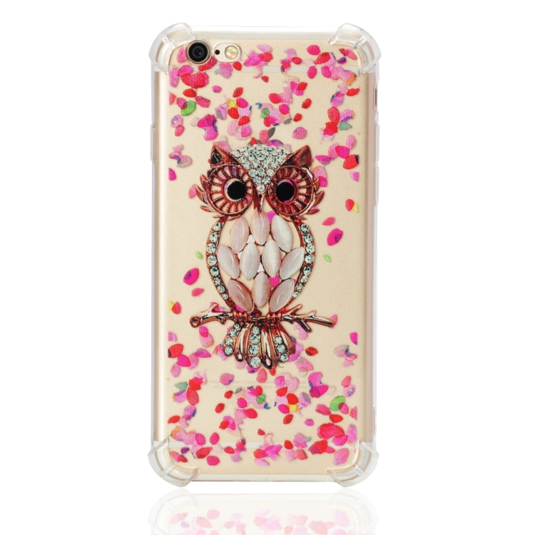 

TPU Protective Case For iPhone 6 Plus & 6s Plus(Pink Owl)