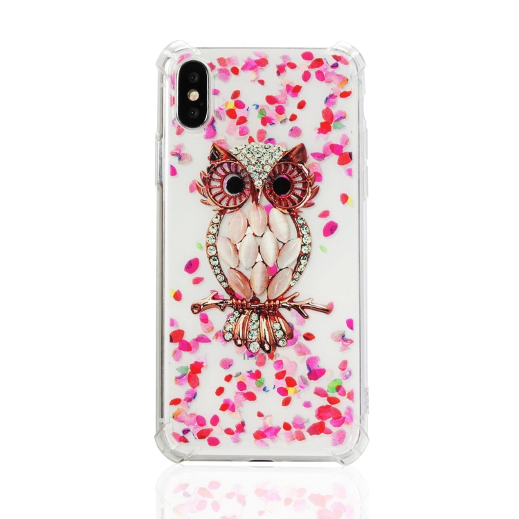 

TPU Protective Case For iPhone X & XS(Pink Owl)