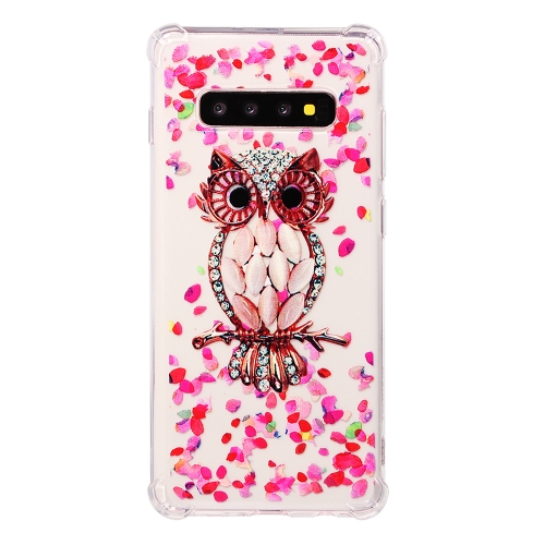

TPU Protective Case For Galaxy S10 Plus(Pink Owl)