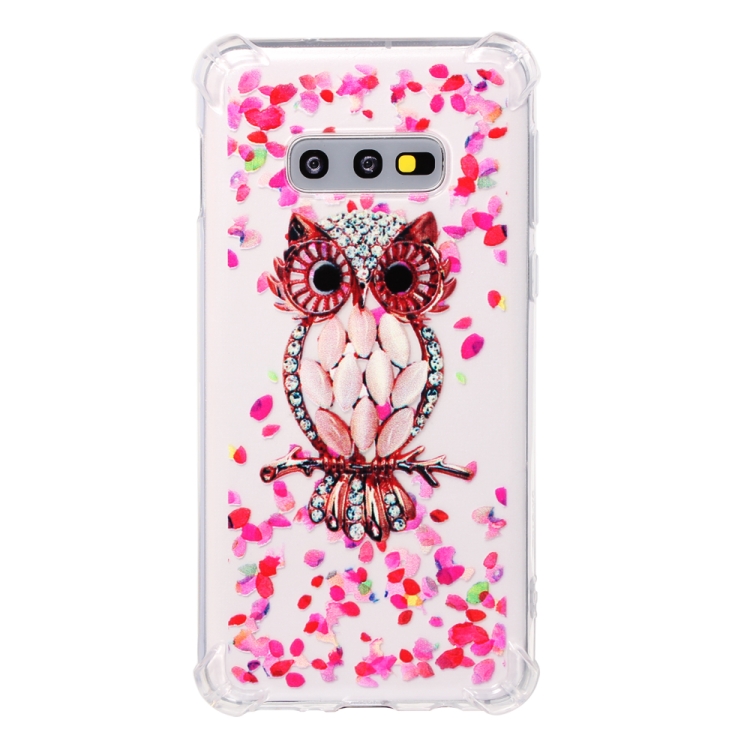 

TPU Protective Case For Galaxy S10e(Pink Owl)