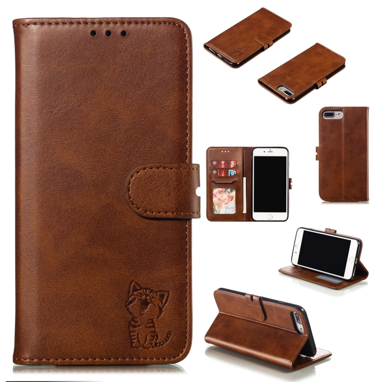 

Leather Protective Case For iPhone 6 Plus & 6s Plus(Brown)