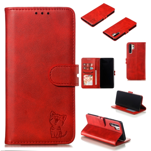 

Leather Protective Case For Huawei P30 Pro(Red)