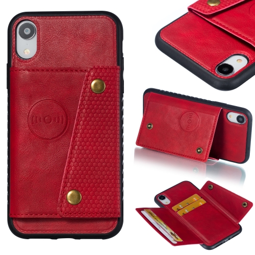 

Leather Protective Case For iPhone XR(Red)