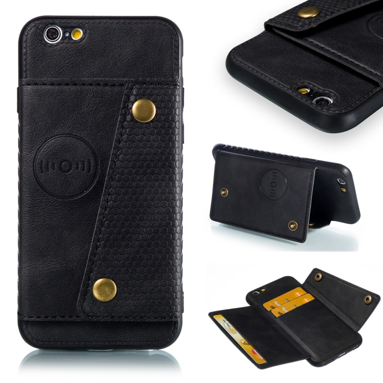 

Leather Protective Case For iPhone 6 & 6s(Black)
