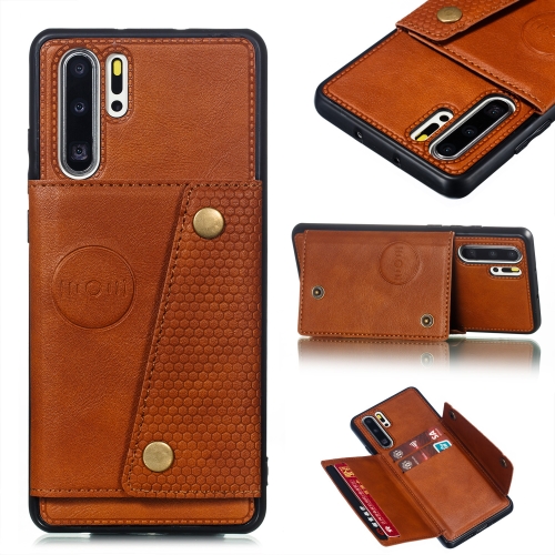 

Leather Protective Case For Huawei P30 Pro(Brown)