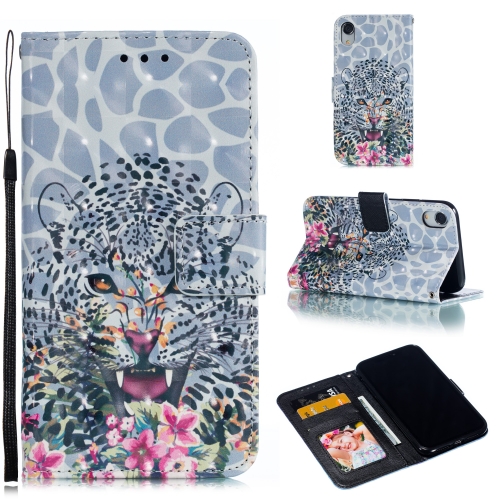 

Leather Protective Case For iPhone XR(Leopard)