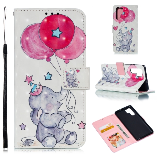 

Leather Protective Case For Huawei P30 Pro(Elephant balloons)