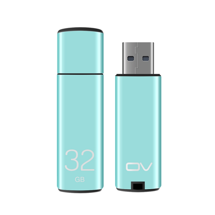 

OV 32GB U-Color Metal USB 2.0 Flash Disk(Blue)