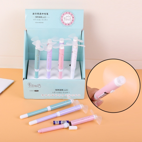 

2 PCS 12 Constellation Fan Gel Pen 0.5