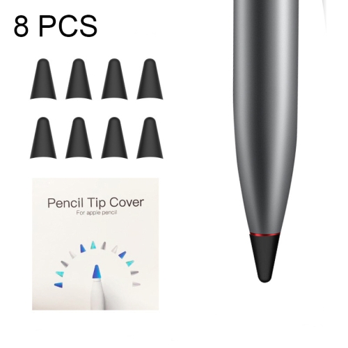 

8 PCS Non-slip Mute Wear-resistant Nib Cover for M-pencil Lite (Black)