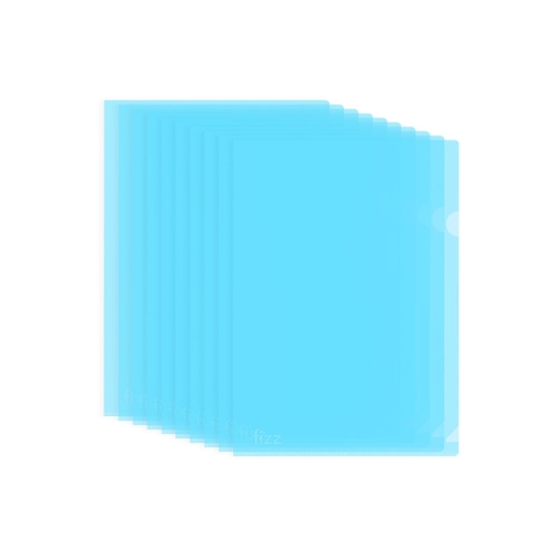 

10 PCS Original Xiaomi Youpin fizz L-shaped Transparent Folder (Blue)