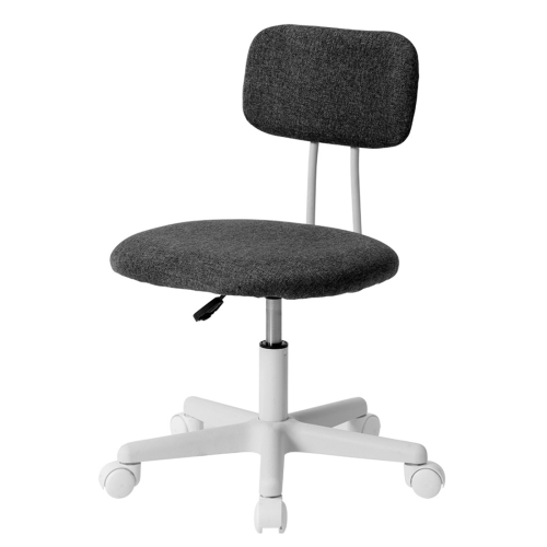 

[JPN Warehouse] Swivel Lift Chair Office Chair Desk Chair with Casters, Size: 45 x 42cm, Height Range: 70.5-79.5cm(Black)