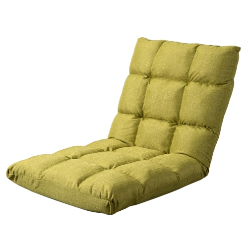 

[JPN Warehouse] Lazy Sofa Chair Tatami Compact Floor Chair Fabric Seat, Size: 100 x 43 x 51cm(Green)