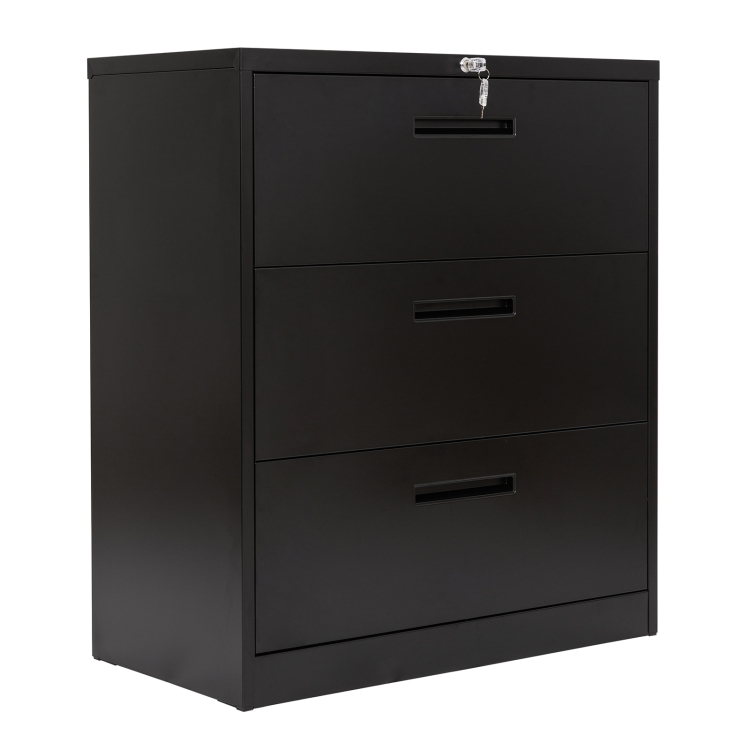 

[US Warehouse] Heavy Duty Hanging Lateral Metal Storage Filing Cabinet with 3 Drawers