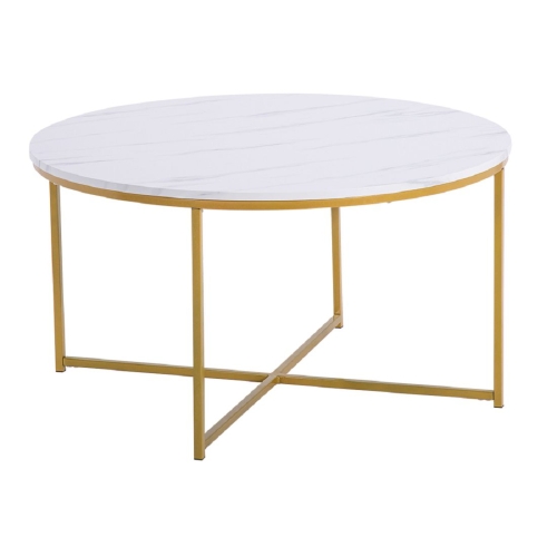 

[UK Warehouse] Marble Series Round Table, Size: 90x90x48.5cm