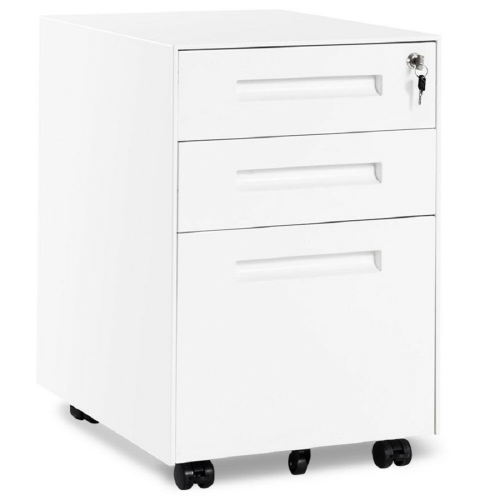 

[EU Warehouse] Mobile Multifunctional File Organizing Drawer Cabinet with Lock