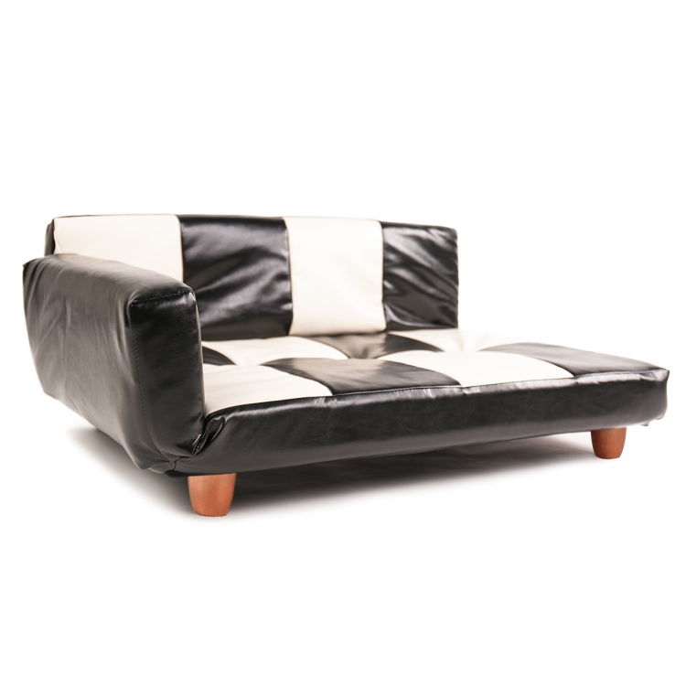 

[US Warehouse] PU Leather Foldable Scratch-resistant Pet Dog Bed, Flat Size: 105x90x16cm, Upright Size: 86.1x70.1x36cm