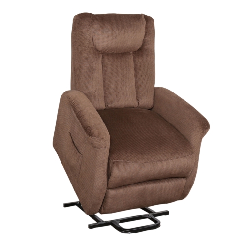 

[US Warehouse] Electric Power Lift Remote Control Recliner Chairs for Elderly with Side Pocket (Coffee)