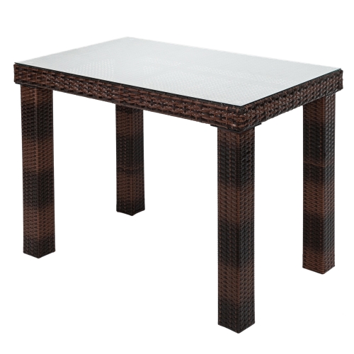 

[US Warehouse] Bar Table, Size: 122 x 76 x 91cm (Brown)