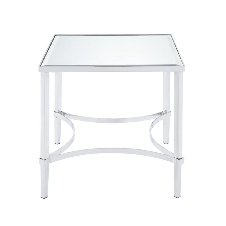 

[US Warehouse] Mirror Metal Table, Size: 22x22x24 inch