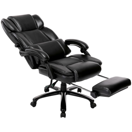 

[US Warehouse] Computer Chair with Adjustable Built-in Lumbar Support & Angle Tilt Locking System & Footrest