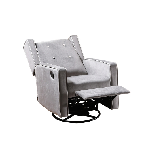 

[US Warehouse] Manually Rotating Sofa Recliner(Light Gray)