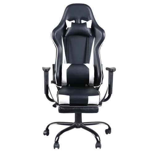 

[US Warehouse] High Back Racing Gaming Chairs with Footrest Tier, Size: 25.2x20.47x52-55.91 inch