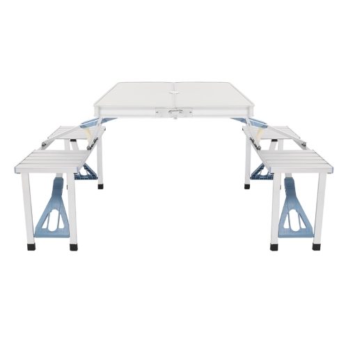 

[US Warehouse] Aluminum Alloy One Piece Folding Table And Chairs