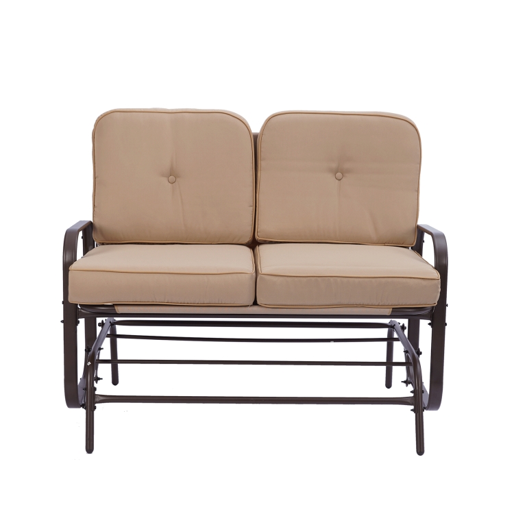 

[US Warehouse] Double Sofa with Cushion, Size: 93x118.4x74cm