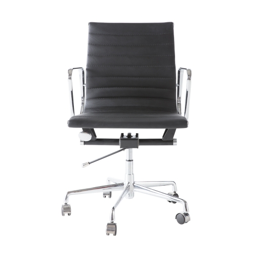 

[UK Warehouse] HJ202B Hyperboloid Design Rotatable Lifting Adjustable Office Chairs PU Leather Recliner with Armrests, Size: (90-100) x 63 x 59cm