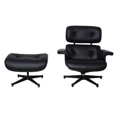 

[UK Warehouse] TY-311 Simple Modern Leisure Leather Lounge Chairs Full Blackboard Wood Frame Office Chairs