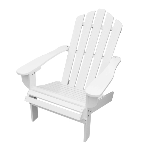 

[US Warehouse] Indoor and Outdoor Wooden Reclining Chair with Armrests, Size: 97 x 88 x 73cm