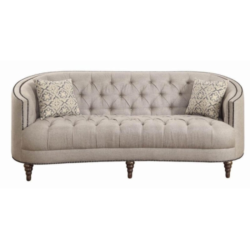 

[US Warehouse] Living Room Linen Upholstered Double Sofa Chair, Size: 43.7 x 42.13 x 25.98 inch