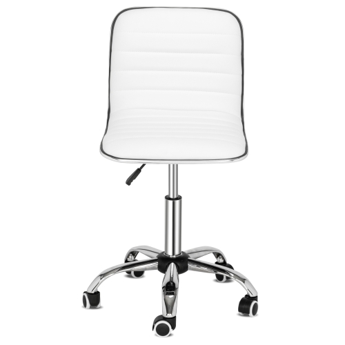 

[US Warehouse] Rotatable Lift Armless PU Leather Office Chairs, Size: 62x47.5x28cm