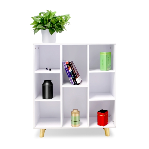 

[US Warehouse] Simple Style MDF Board Home Office Multi-compartment Storage Cabinets, Size: 80 x 93 x 29.5cm