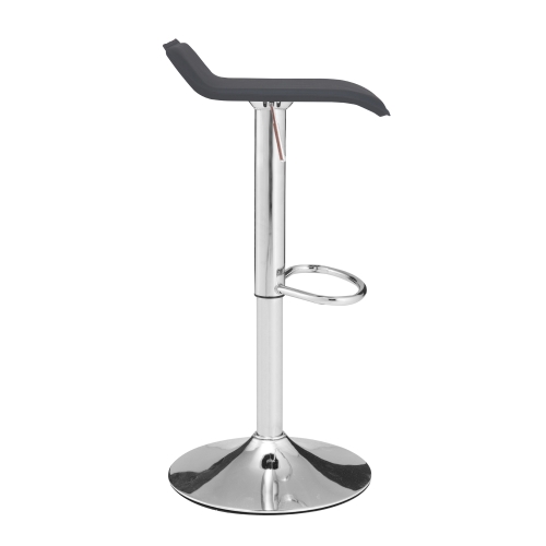 

[EU Warehouse] Adjustable Height Chrome-plated Anti-slip Bar Stool(Grey)