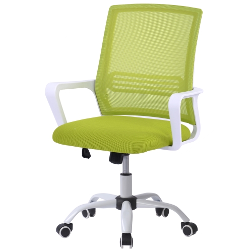 

[EU Warehouse] Rotatable Lifting Adjustable Mesh Office Chair with Armrests & Wheels(Green)