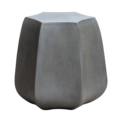 

[US Warehouse] Modern Concrete Hex Stool