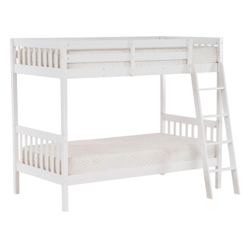 

[US Warehouse] Pine High Tall Bunk Bed with Ladder, Size: 200x105.5x164.5cm